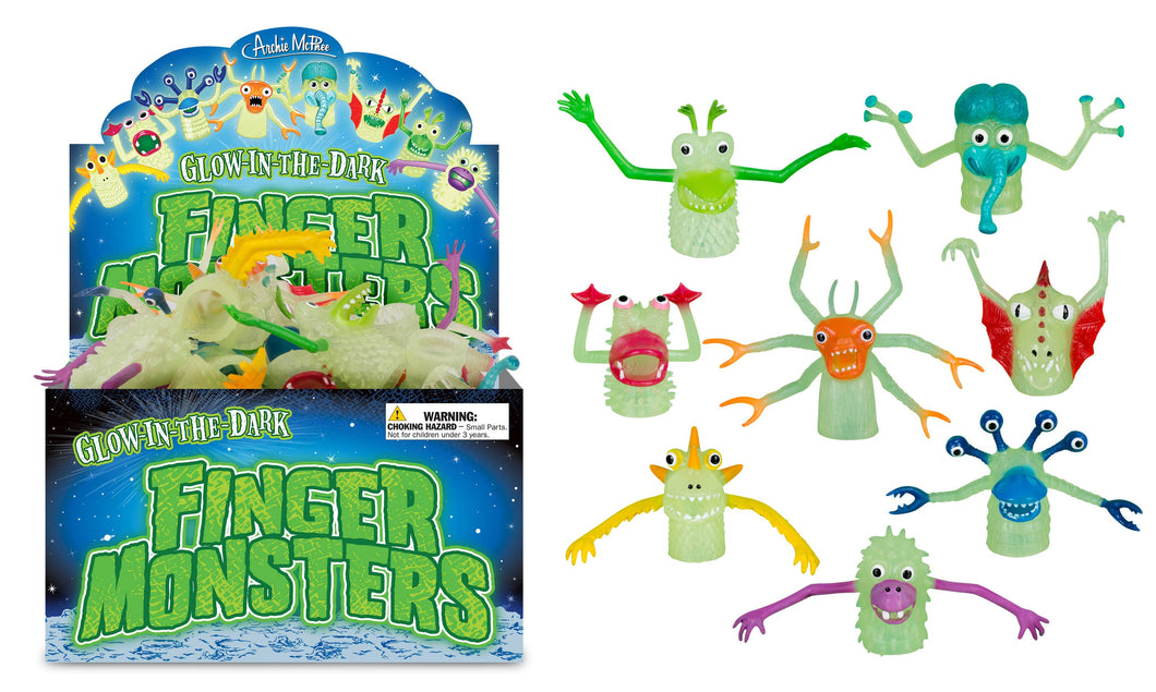 Finger Monsters - Glow In The Dark