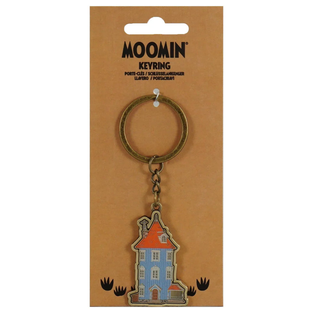 Moomin Metal Keyring - Moomin House