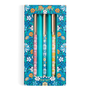 Liberty Moon Flower Set Of 3 Pens