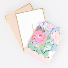 Load image into Gallery viewer, Meri Meri Congratulations Concertina Card - Floral
