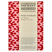 Load image into Gallery viewer, Pocket Notebook - Kelp Raspberry Ripple by Cambridge Imprint
