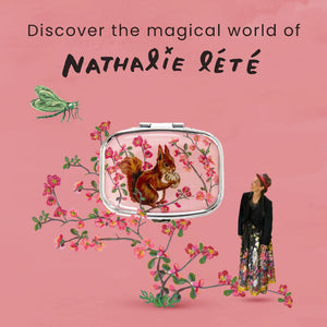 Nathalie Lete Forest Folk - Mirror Compact Lip Balm