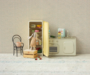 Maileg - Miniature Fridge - Yellow