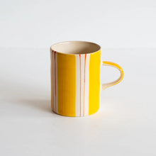 Load image into Gallery viewer, Musango Demi Mug Twin Stripe - Turmeric

