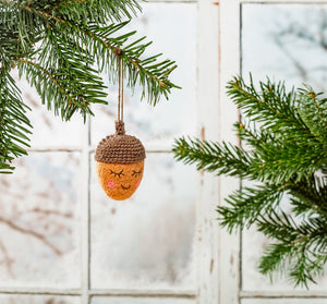 Felt Hanging Decoration - Happy Acorn