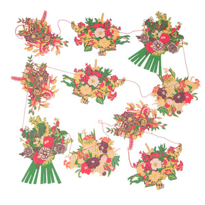 Bouquet Sewn Garland by East End Press