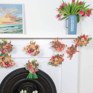 Bouquet Sewn Garland by East End Press