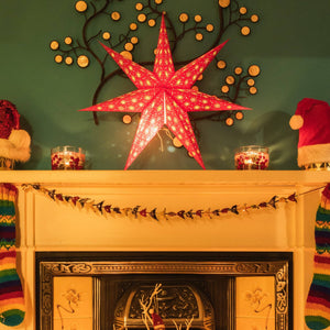 Paper Star Lantern - Spirit Red