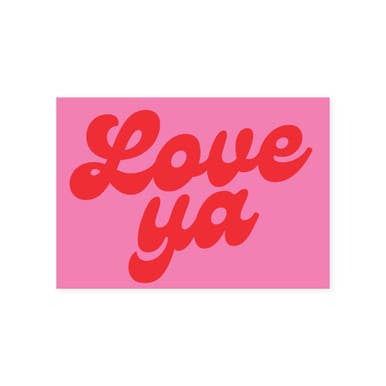 Love Ya Pink by Limbo and Ginger Postcard