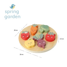 Load image into Gallery viewer, Happy Veggies Wooden Puzzle
