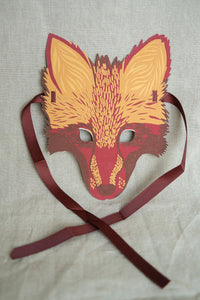 East End Press Greeting Card Mask - Fox