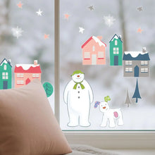 Load image into Gallery viewer, The Snowman And The Snowdog Window Stickers
