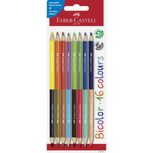 Load image into Gallery viewer, Faber-Castell Bicolor Pencils - Pack of 8
