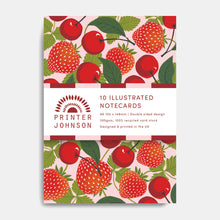 Load image into Gallery viewer, Summer Fruits 10 Illustrated Notecards
