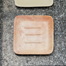 Load image into Gallery viewer, Aarven Soapstone Natural Square Soap Dish
