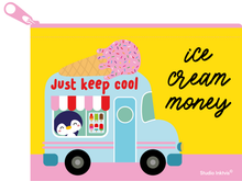 Load image into Gallery viewer, Recycled Plastic Coin Purse -  Ice Cream Money
