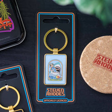 Load image into Gallery viewer, Stay Positive Keyring by Steven Rhodes
