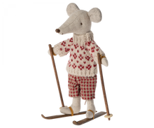 Load image into Gallery viewer, Maileg - Ski And Ski Poles Mum / Dad Mouse
