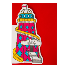 Load image into Gallery viewer, Cut-Out Greeting Card - Helter Skelter
