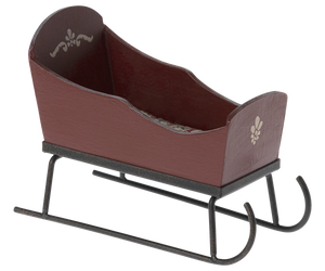 Maileg - Sleigh Mouse - Red