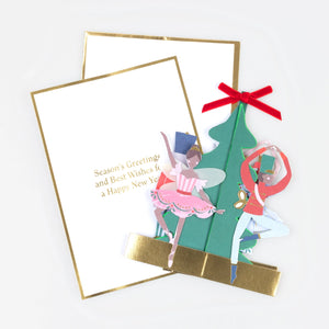 Meri Meri Concertina Christmas Card - Nutcracker