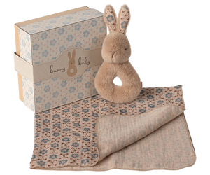 Maileg -  Rabbit Rattle Set - Cream