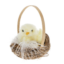 Load image into Gallery viewer, Fluffy Chick In Basket
