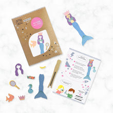 Load image into Gallery viewer, Make Your Own Mermaid Peg Doll
