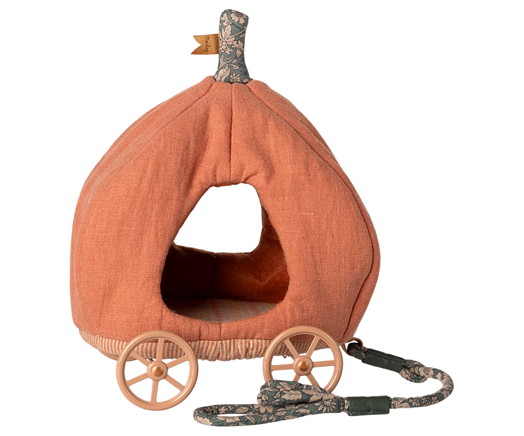 Maileg Mouse - Pumpkin Carriage 02
