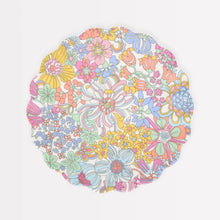 Load image into Gallery viewer, Meri Meri x Liberty Rainbow Garden Reusable Small Plate
