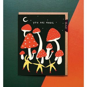 Embossed Greetings Card - You Are Magic