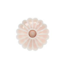 Load image into Gallery viewer, Enamel Flat Flower Candle Holder - Pink
