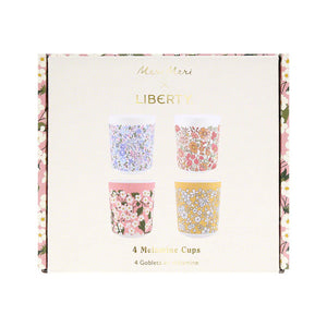Meri Meri - Liberty Print Reusable Cups - Set Of 4