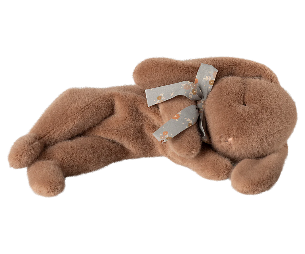 Maileg - Sleeping Plush Bunny - Soft Brown