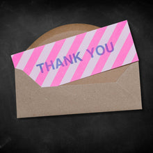 Load image into Gallery viewer, Petra Boase Pack Of 12 Thank You Cards - Stripes
