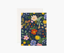 Load image into Gallery viewer, Strawberry Fields (Navy) Greeting Card by Rifle Paper Co.

