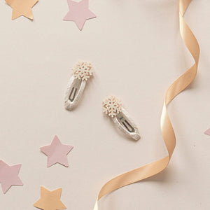 Rockahula Kids Hair Clips -  Shimmer Snowflake