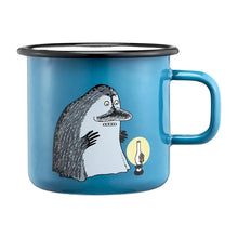 Load image into Gallery viewer, Muurla Enamel Moomin Mug 0.55L - The Groke
