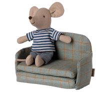 Load image into Gallery viewer, Maileg Mouse Sofa Bed - Checker
