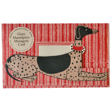 Load image into Gallery viewer, Giant Mantelpiece Menagerie Card - The Dog by Cambridge Imprint
