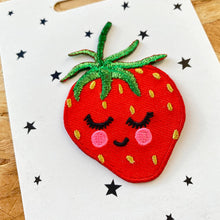 Load image into Gallery viewer, Iron on Patch  - Strawberry by Petra Boase
