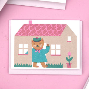 A7 Mini Greeting Card - Little House