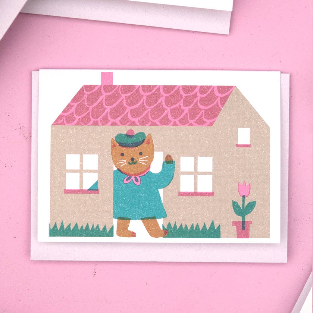A7 Mini Greeting Card - Little House