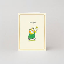 Load image into Gallery viewer, For You -  Gold Foil - Mini Card by Richard Scarry
