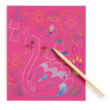 Load image into Gallery viewer, Unicorn Glam Scratch &amp; Sparkle Art Activity Kit
