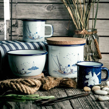 Load image into Gallery viewer, Moomin Enamel Mug 0.37L - Sailors
