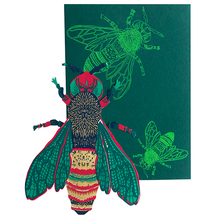 Load image into Gallery viewer, East End Press Greeting Card - Wasp
