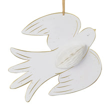 Load image into Gallery viewer, Dove Hanging Decorations Set Of 3 by Taking Tables
