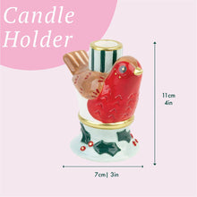 Load image into Gallery viewer, Talking Tables - Hand-Painted Robin Candle Holder
