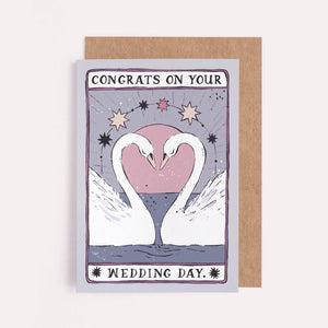 Swans Wedding Card | Same Sex Wedding Cards | Pride